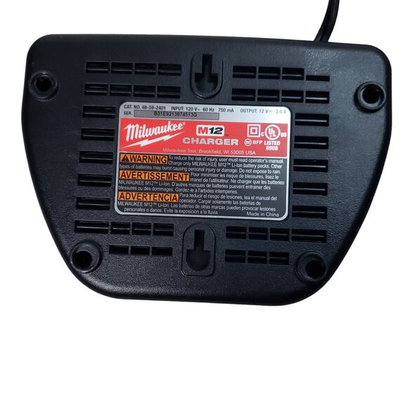 Milwaukee M12 Battery Charger Genuine 3-Pack Bundle Power Tools Contractors - Picture 5 of 13